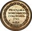 Mexico 4 Reales Charles IV Proclamation 1789 KM# Q27 PROCLAMADO EN MEXICO ANO DE 1789 4 R coin reverse
