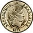France 5 Centimes (Essai by Merley. Type II. 24-sided) REPUBLIQUE FRANÇAISE L.MERLEY 1887 coin obverse