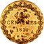 France 5 Centimes (Louis XVIII Essai) CINQ CENTIMES 1821 A N TIOLIER coin reverse
