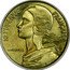 France 5 Centimes (Marianne Piedfort) REPUBLIQUE FRANÇAISE. LAGRIFFOUL coin obverse
