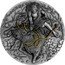 Niue 5 Dollars Cretan Bull 2023 mw Antiqued CRETAN BULL coin reverse