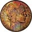 France 50 Centimes (Pattern of Morlon. Hybride) REPVBLIQVE FRANÇAISE. coin obverse