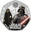 UK 50 Pence Darth Vader and Emperor Palpatine 2023 Proof STAR WARS © & TM LUCASFILM LTD. coin reverse