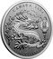 Canada 8 Dollars (Lunar Year of the Dragon) CANADA 2024 8 DOLLARS AC 龍 coin reverse