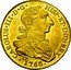 Mexico 8 Escudos Carolus III 1765 MM KM# 155 CAROLUS III D G HISP ET IND REX 1765 coin obverse