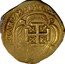 Mexico 8 Escudos Luis I ND Mo D KM# 58 HISPANIARVM ET INDIARVM REX coin reverse