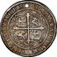 Mexico 8 Reales Philip III 1607 Mo F KM# R44.3 HISPANIARVN ET INDIARVN REX coin reverse