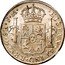 Mexico 8 Reales Charles IV 1789 FM KM# 107 CAROLUS IV DEI GRATIA 1789 coin obverse