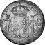Mexico 8 Reales Ferdinand VII. Zacatecas 1811 Date aligned with legend KM# 190 FERDIN VII DEI GRATIA 8R 1811 coin obverse