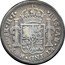 Mexico 8 Reales (Countermarked Coinage. MVA) KM# 201 HISPAN ET IND REX MO 8 R H I coin reverse