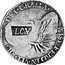 Mexico 8 Reales Countermarked Coinage. LCM ND (1812) KM# 199 FERDIN VII 8 R DEI GRATIA 1812 LCV coin obverse