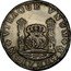 Mexico 8 Reales Philip V 1733 MF KM# 103 VTRAQUE VNUM PLUS VLTR MO 1739 MO coin reverse