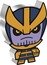 Niue Five Dollars (Chibi Coins. Thanos)  coin reverse