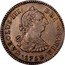 Mexico Real Carolus III 1782 FF KM# 78.2 CAROLVS III DEI GRATIA 1782 coin obverse