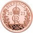 UK Six Pence (Charles III) CRIII 20 23 SIX PENCE JB coin reverse