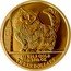 Tuvalu Three Dollars (Elizabeth II Cat) 999.9 GOLD 1/25TH OZ THREE DOLLARS coin reverse