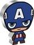 Niue Two Dollars (Captain America. Chibi Coin)  coin reverse