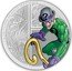 Niue Two Dollars (The Riddler Villain) 1 OZ 999 FINE SILVER THE RIDDLER TM & © DC (S23) coin reverse