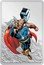 Niue Two Dollars (Thor in Flight) 1 OZ 999 FINE SILVER © MARVEL coin reverse