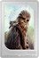 Niue Two Dollars Wookiee Chewbacca 2023  Proof 01/50 1 OZ 999 FINE SILVER © & ™ LUCASFILM LTD. coin reverse