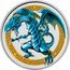 Niue Two Dollars Yu-Gi-Oh! Blue-Eyes White Dragon 2023  coin reverse
