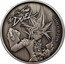 Niue Two Dollars (Yu-Gi-Oh! Game Flip Coin 25th Anniversary) IT'S TIME TO DUEL GAME FLIP COIN coin reverse