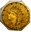 USA 1/2 Dollar Octagonal 1875 KM# 9.3 *YEAR* coin obverse