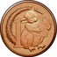Australia 1 Cent Possum 2017 1 coin reverse