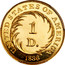 USA 1 D. Liberty Cap 1836  UNITED STATES OF AMERICA 1 D. 1836 coin reverse