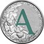 Australia 1 Dollar Alphabet Collection - Letter A (Marine) 2015 A coin reverse