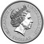 Australia 1 Dollar Alphabet Collection - Letter A (Orange) 2017  ELIZABETH II AUSTRALIA 2017 1 DOLLAR IRB coin obverse