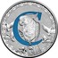 Australia 1 Dollar Alphabet Collection - Letter C (Blue) 2015 C coin reverse