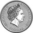 Australia 1 Dollar Alphabet Collection - Letter F (Violet) 2016  ELIZABETH II AUSTRALIA 2016 1 DOLLAR IRB coin obverse