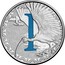 Australia 1 Dollar Alphabet Collection - Letter I (Blue) 2015 I coin reverse