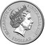 Australia 1 Dollar Alphabet Collection - Letter U (Red) 2017  ELIZABETH II AUSTRALIA 2017 1 DOLLAR IRB coin obverse
