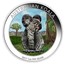 Australia 1 Dollar Australian Koala (Colorized) 2017 AUSTRALIAN KOALA 2017 1 OZ 999 SILVER P TV coin reverse
