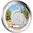 Australia 1 Dollar Australian Megafauna - Genyornis 2014  GENYORNIS 1 OZ 999 SILVER P PT coin reverse