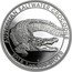 Australia 1 Dollar Australian Saltwater Crocodile 2015  AUSTRALIAN SALTWATER CROCODILE 2015 1 OZ 999 SILVER P NM coin reverse