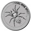 Australia 1 Dollar Funnel-Web Spider 2015  AUSTRALIAN FUNNEL-WEB SPIDER 2015 1 OZ 999 SILVER P AH coin reverse