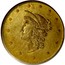 USA 1 Dollar Goofy Liberty head (Round) 1870 KM# 15.4 - coin obverse