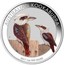 Australia 1 Dollar Kookaburras (Colorized) 2017  AUSTRALIAN KOOKABURRA 2017 1 OZ 999 SILVER P coin reverse
