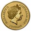 Australia 1 Dollar Lunar Goat (Aluminum-Bronze) 2015  ELIZABETH II AUSTRALIA 2014 IRB 1 DOLLAR coin obverse