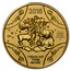 Australia 1 Dollar Lunar Goat (Aluminum-Bronze) 2015  2015 YEAR OF THE GOAT coin reverse