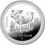 Australia 1 Dollar Standing Pig 2007 2007 1 OZ 999 SILVER P coin reverse