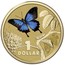 Australia 1 Dollar Ulysses Butterfly 2014  1 DOLLAR coin reverse
