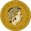 Australia 1 Dollar Wedding Stamp and Coin Cover 2016  ELIZABETH II AUSTRALIA 2016 1 DOLLAR IRB coin obverse