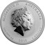 Australia 1 Dollar Year of the Dog 2018 ELIZABETH II AUSTRALIA 1 OZ 9999 AG 2018 1 DOLLAR IRB coin obverse