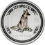 Australia 1 Dollar Year of the Dog - German Shepard (Colorized) 2006 2006 1 OZ 999 SILVER coin reverse