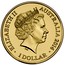 Australia 1 Dollar Year of the Horse 2014  ELIZABETH II AUSTRALIA 2014 1 DOLLAR IRB coin obverse