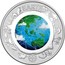 Australia 10 Cents Earth 2017 EARTH coin reverse